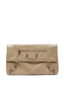 Balenciaga Pre-Owned: Бежевый клатч 