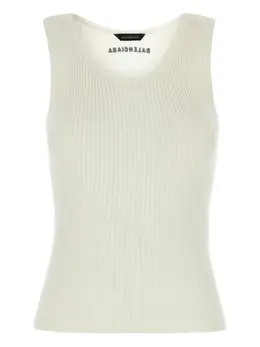 Balenciaga: Белая майка 