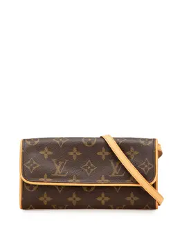 Louis Vuitton Pre-Owned: Коричневая сумка через плечо 