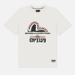 Evisu: Белая футболка 