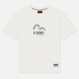 Evisu: Белая футболка 