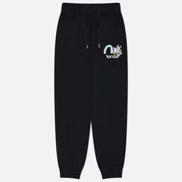 Evisu: Брюки с цветочным принтом 