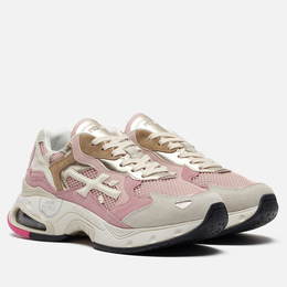 Premiata: Розовые кроссовки  Sharky-D