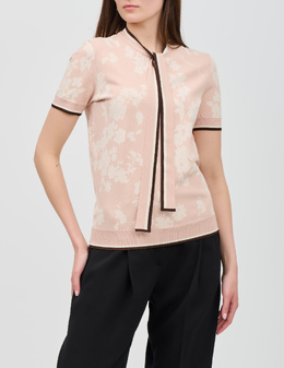 ELISABETTA FRANCHI: Розовая футболка 