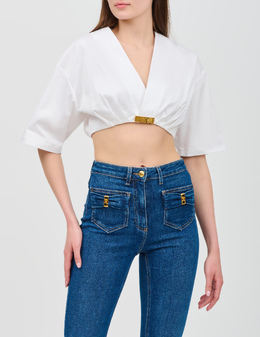 ELISABETTA FRANCHI: Білі блузки 