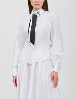 ELISABETTA FRANCHI: Белая рубашка 