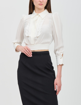 ELISABETTA FRANCHI: Білі блузки 