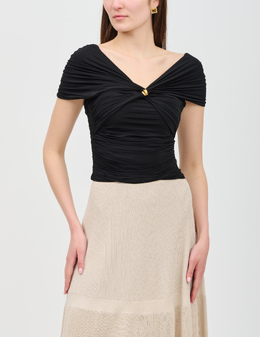 ELISABETTA FRANCHI: Чорні топи 