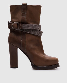 Brunello Cucinelli: Коричневі ботильйони 