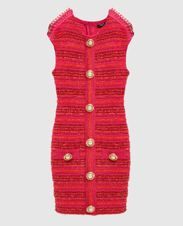 Balmain: Розовое платье 