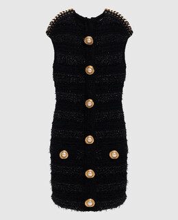 Balmain: Чёрное платье 