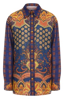 Valentino: Льняная рубашка 