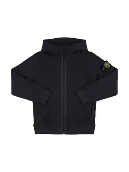 STONE ISLAND JUNIOR: Хлопковая толстовка 