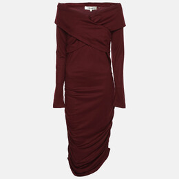 Diane Von Furstenberg: Бордовое платье 
