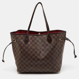 Louis Vuitton: Коричневая сумка  Neverfull MM