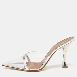 Malone Souliers: Серебристые сабо 