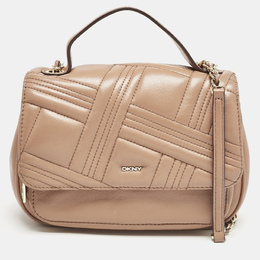 Dkny: Коричневая сумка через плечо 