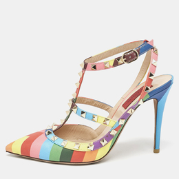 Valentino: Многоцветные туфли  Rockstud