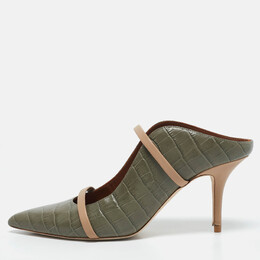 Malone Souliers: Зелёные сабо 