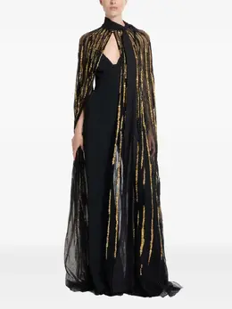 Elie Saab: Чёрный плащ 