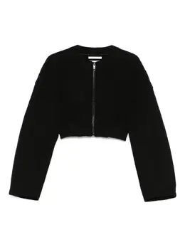 Sportmax: Чёрная куртка 
