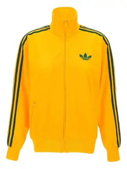 adidas: Оранжевый свитшот  Adicolor