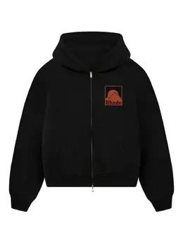RHUDE: Чёрная толстовка 