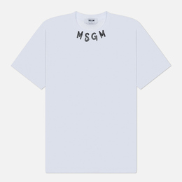 MSGM: Футболка с воротником 