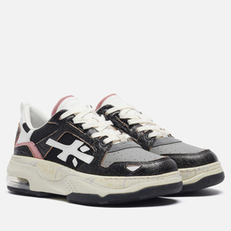 Premiata: Чёрные кроссовки  Drake