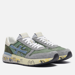 Premiata: Зелёные кроссовки  Mick