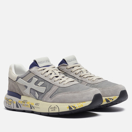 Premiata: Серые кроссовки  Mick