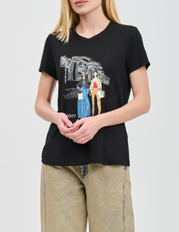 DKNY: Чорні футболки 