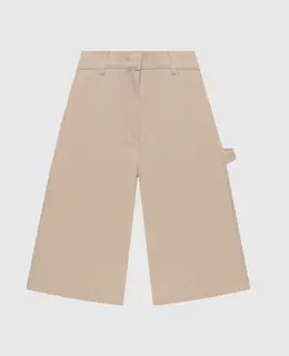 Max Mara Weekend: Бежевые шорты 