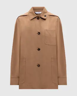 Max Mara: Коричневая куртка 