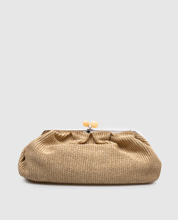 Max Mara Weekend: Бежевая сумка 