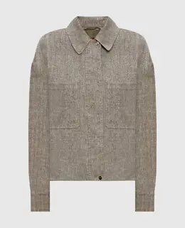 Max Mara: Куртка цвета хаки 