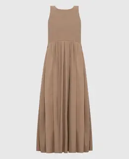 Max Mara: Бежевое платье 