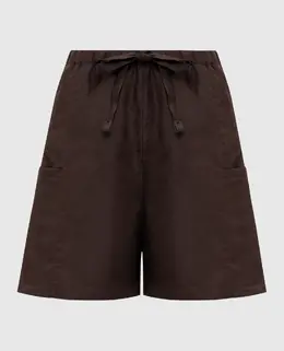 Max Mara: Коричневі шорти 