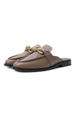Bottega Veneta: Коричневые сабо 