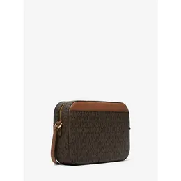 MICHAEL KORS: Коричневая сумка  Jet Set
