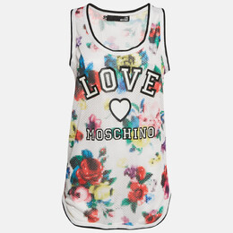 Love Moschino: Многоцветная майка 