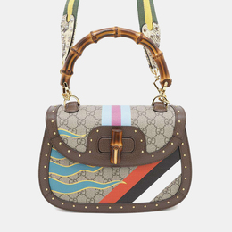 Gucci: Многоцветная сумка на руку  GG Supreme