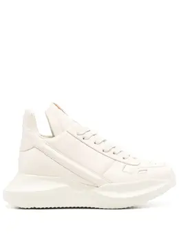 Rick Owens: Светлые кроссовки  Geth Runner