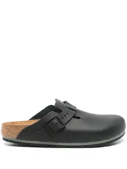 Birkenstock: Чёрные сабо  Boston