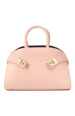 Ferragamo: Розовая сумка 