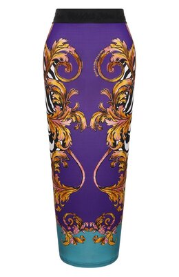 Versace Jeans Couture: Юбка из вискозы 