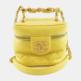 Chanel: Жёлтая сумка 