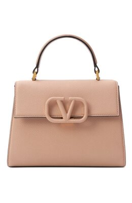 Valentino: Бежевая сумка  Vsling Small