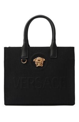 Versace: Чёрная сумка  La Medusa small