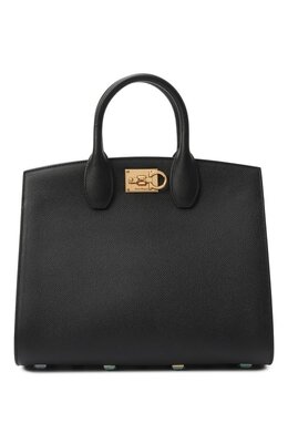 Ferragamo: Чёрная сумка  Studio